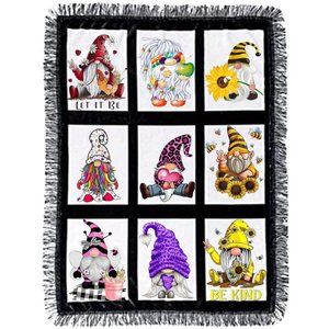 Gnomes Blanket 9 Custom Photo Throw Blanket